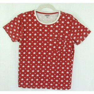 Stars T-Shirt red white small
